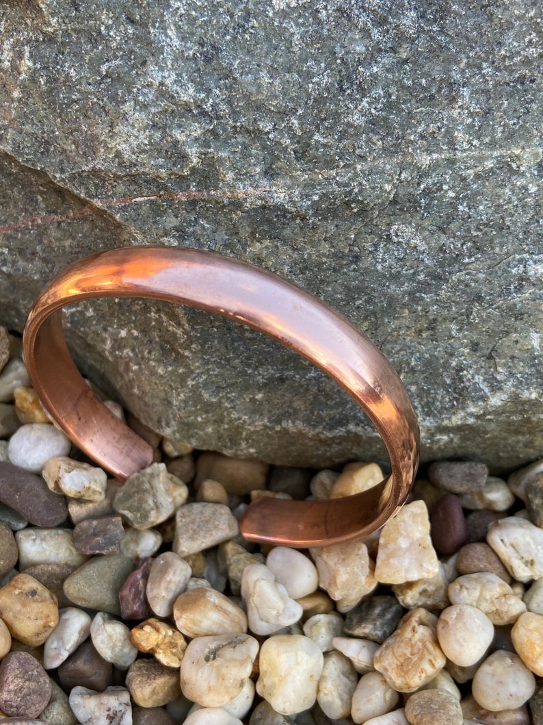 Pure Copper Bracelet Healing Bracelet Copper Cuff Bangle Handmade in Nepal Ideal for Gift image 3