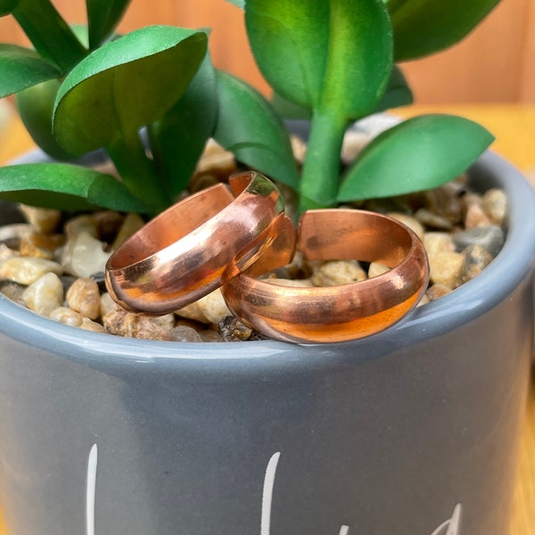 Anillo de cobre curativo - Hecho a mano en Nepal