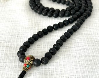 108 Kralen Natuurlijke Sandelhout Armband Mala Tibetaanse Groene Sandelhout Boeddha Gebed Kralen Ketting Yoga Meditatie Wrap Armband, Hout, geen