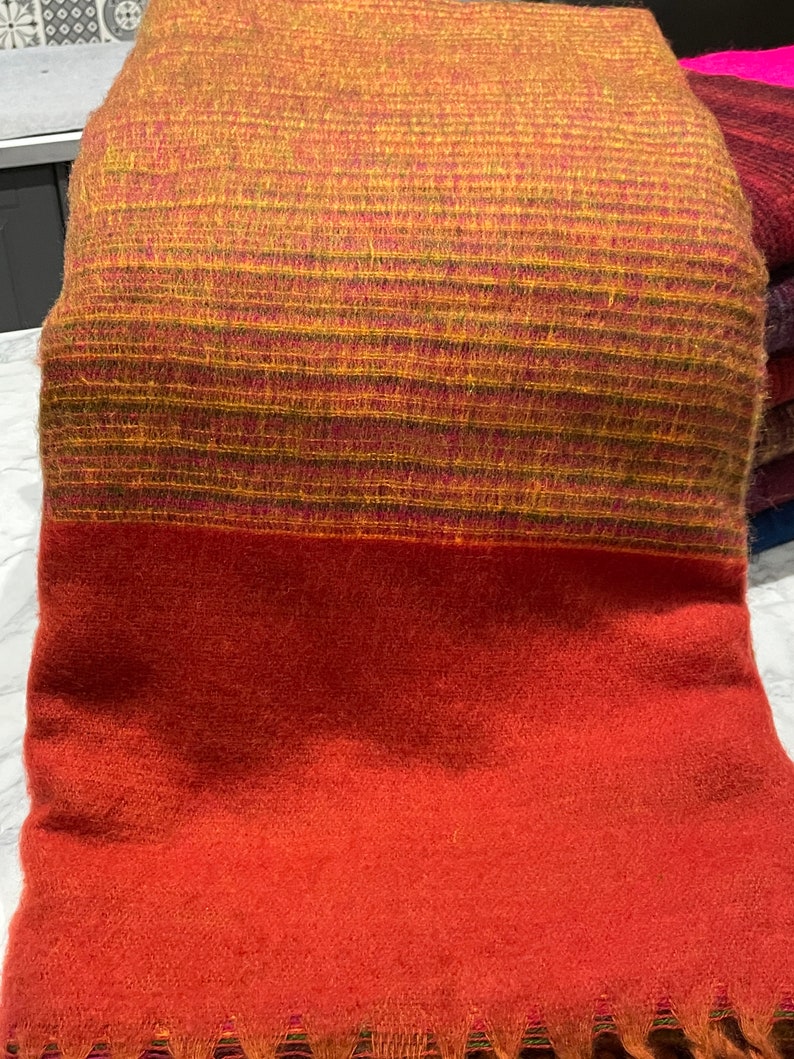 Tibetian Thick Yak Wool Reversible Blanket Handmade Yoga Etsy UK