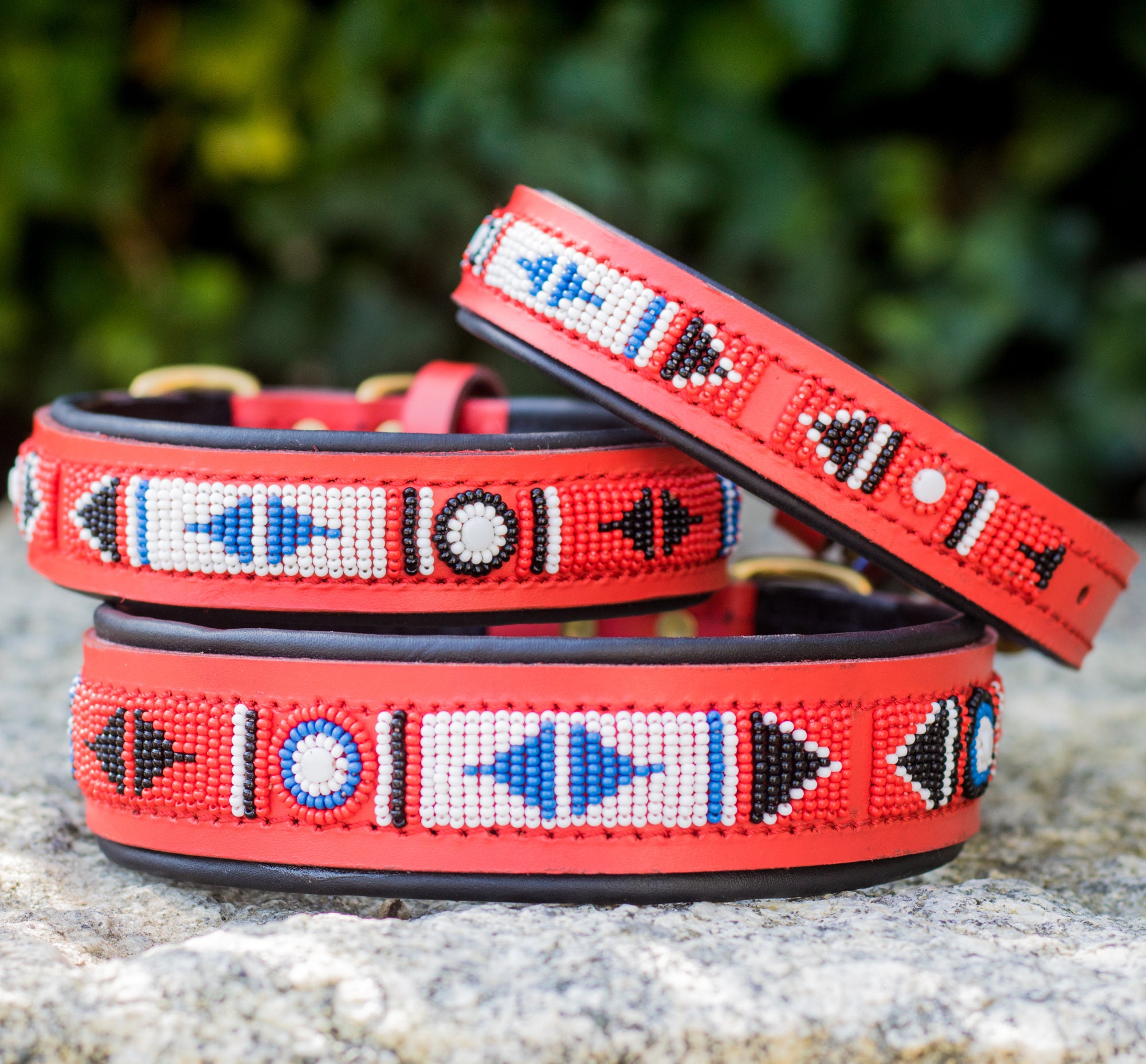 Maasai Dog Dog Collar Maasai - Etsy