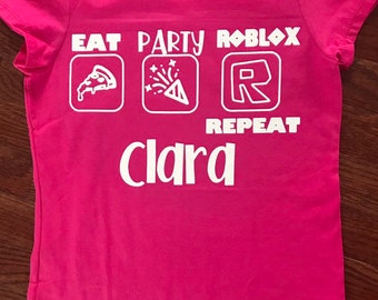 Roblox Party Shirt Etsy - red roblox shirt off 74 free shipping