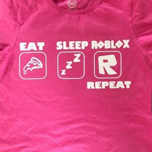 Roblox Shirt Boy Girl Free Shipping Etsy - roblox card roblox game stoo muscle t shirt roblox free