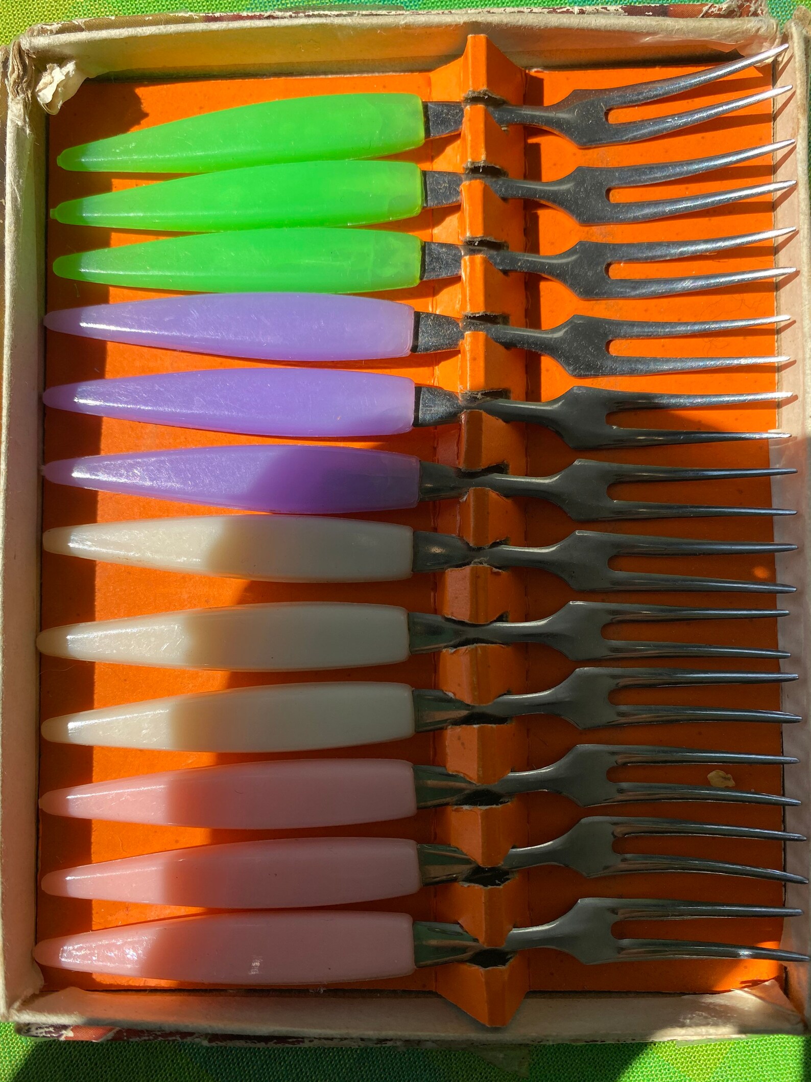 Retro 1950/60s Little Forks 12 piece stainless steel set. Etsy