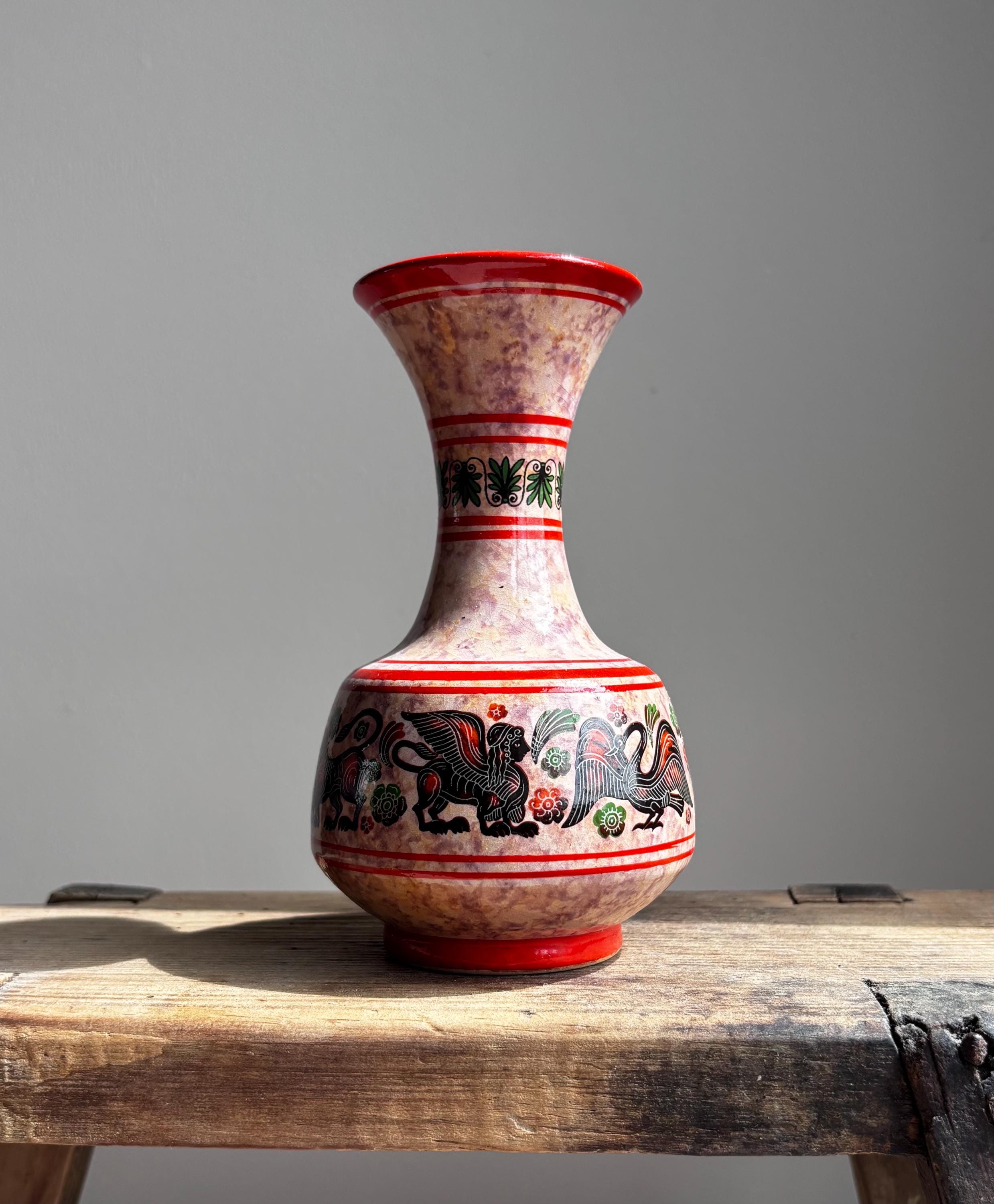 Greek ceramic vase - Etsy 日本