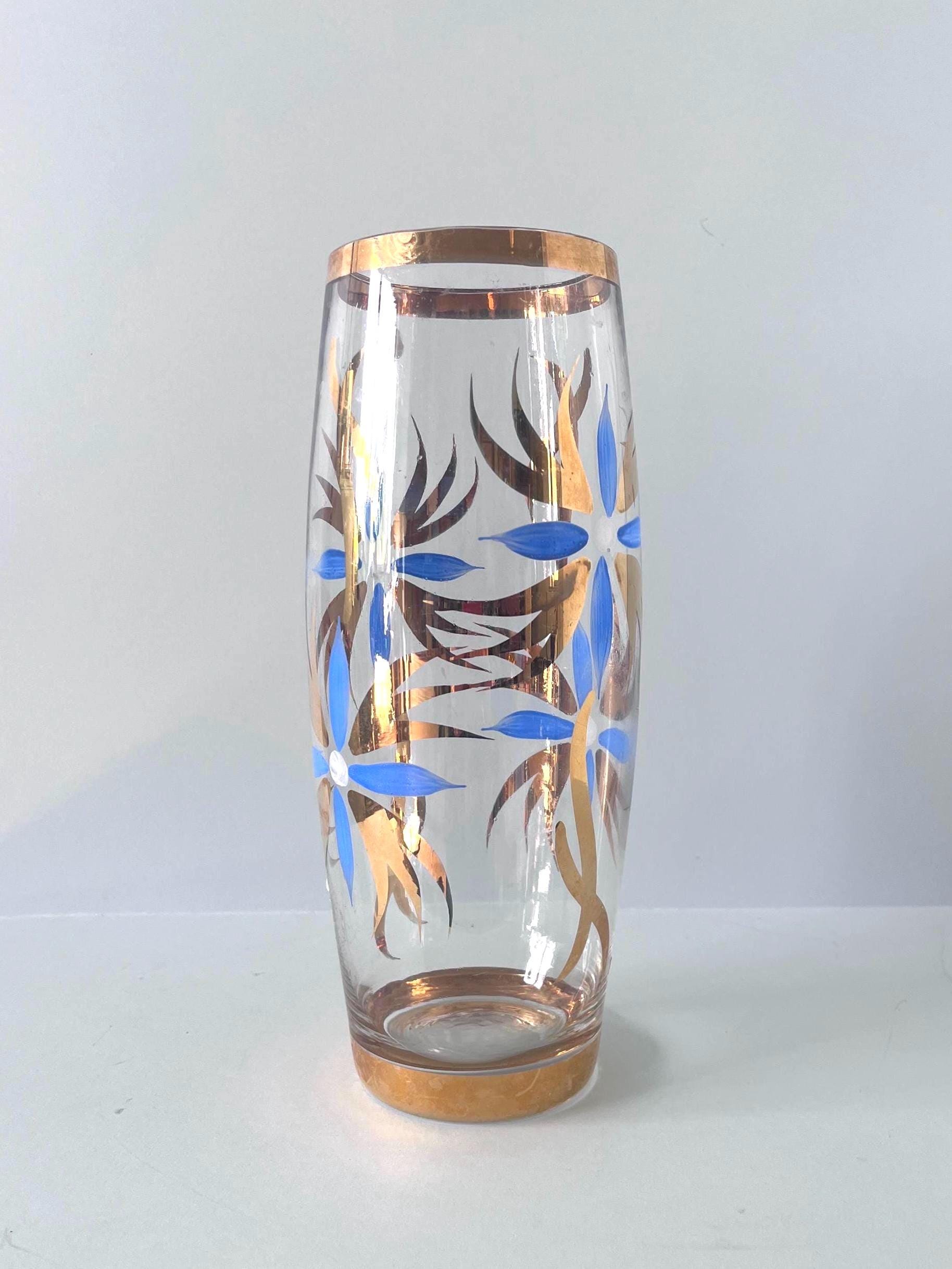 Bohemian glass vase - Etsy 日本