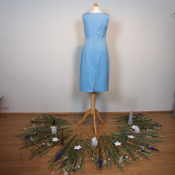 Beautiful 1950s medium sky blue dress and jacket … - image 6
