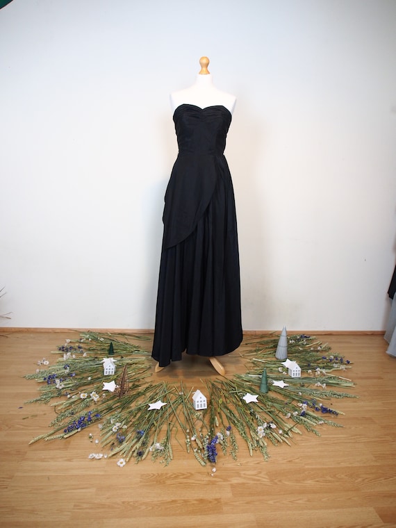 Exquisite 1950s Susan Small medium black ball gown