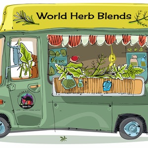 Herb Blends of the World Collection, Seasoning Blends for Foodies, Foodie Gifts, Chef Gifts, Spices in Kraft Bags