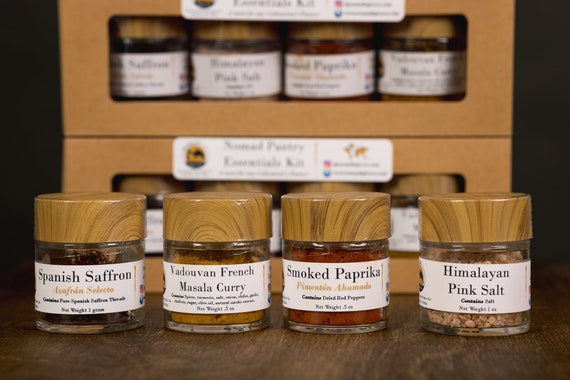 Gourmet Spice Set – Spanish Saffron, Smoked Paprika, French Masala