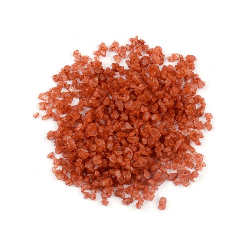 Sel De Mer Rouge Alaea - Crafter's Choice - Format 1 Livre (454g) - Grain Fin - Pour Savonnerie Et Cosmétique