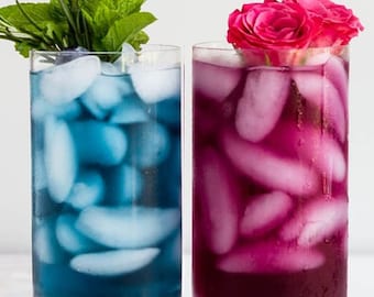 Set de té de hierbas con flor de guisante mariposa e hibisco – Tisanas naturales