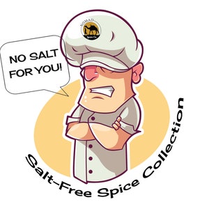 Salt-Free Spice Blend Set - All Purpose Seasoning, Chili Powder, Organic Curry, Organic Garlic Herb, Organic Lemon Pepper