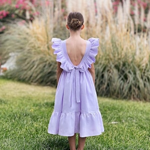 Lilac Girls Dress Etsy UK
