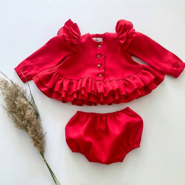 Baby girl Christmas outfit, Clothing on sale, Baby girl Christmas dress, Christmas romper baby girl, My first Christmas outfit girl