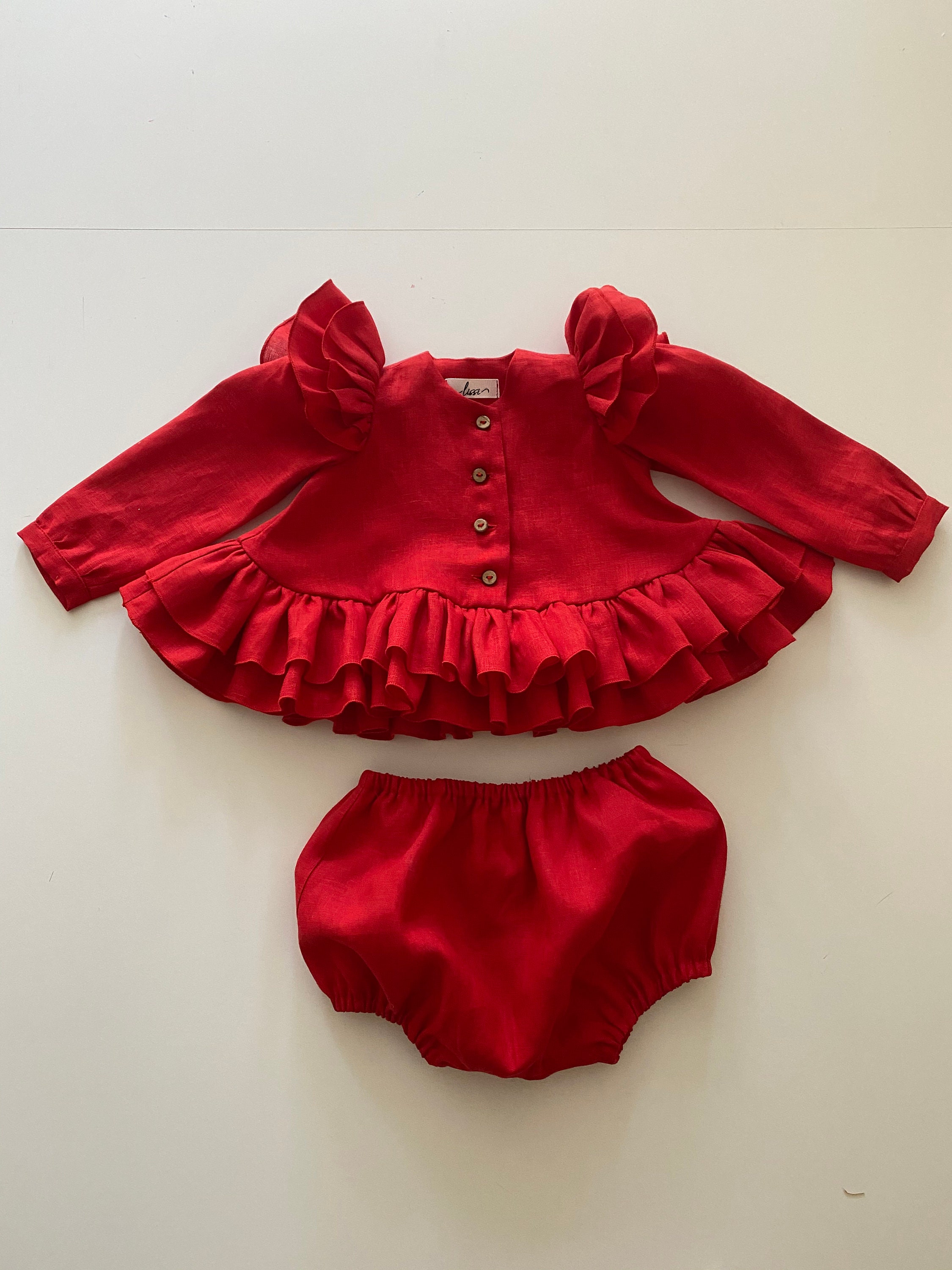 Baby girl Christmas outfit Clothing on sale Baby girl | Etsy
