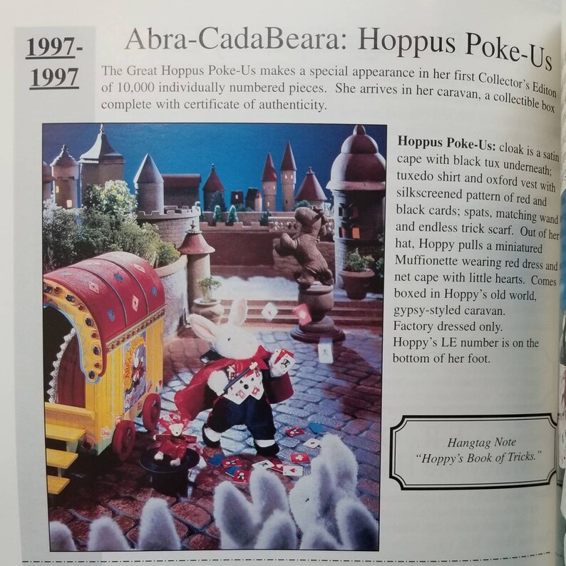 Hoppus Poke-Us Abra Cadabeara Hoppy VanderHare Hoppy Magician Collector/'s Edition