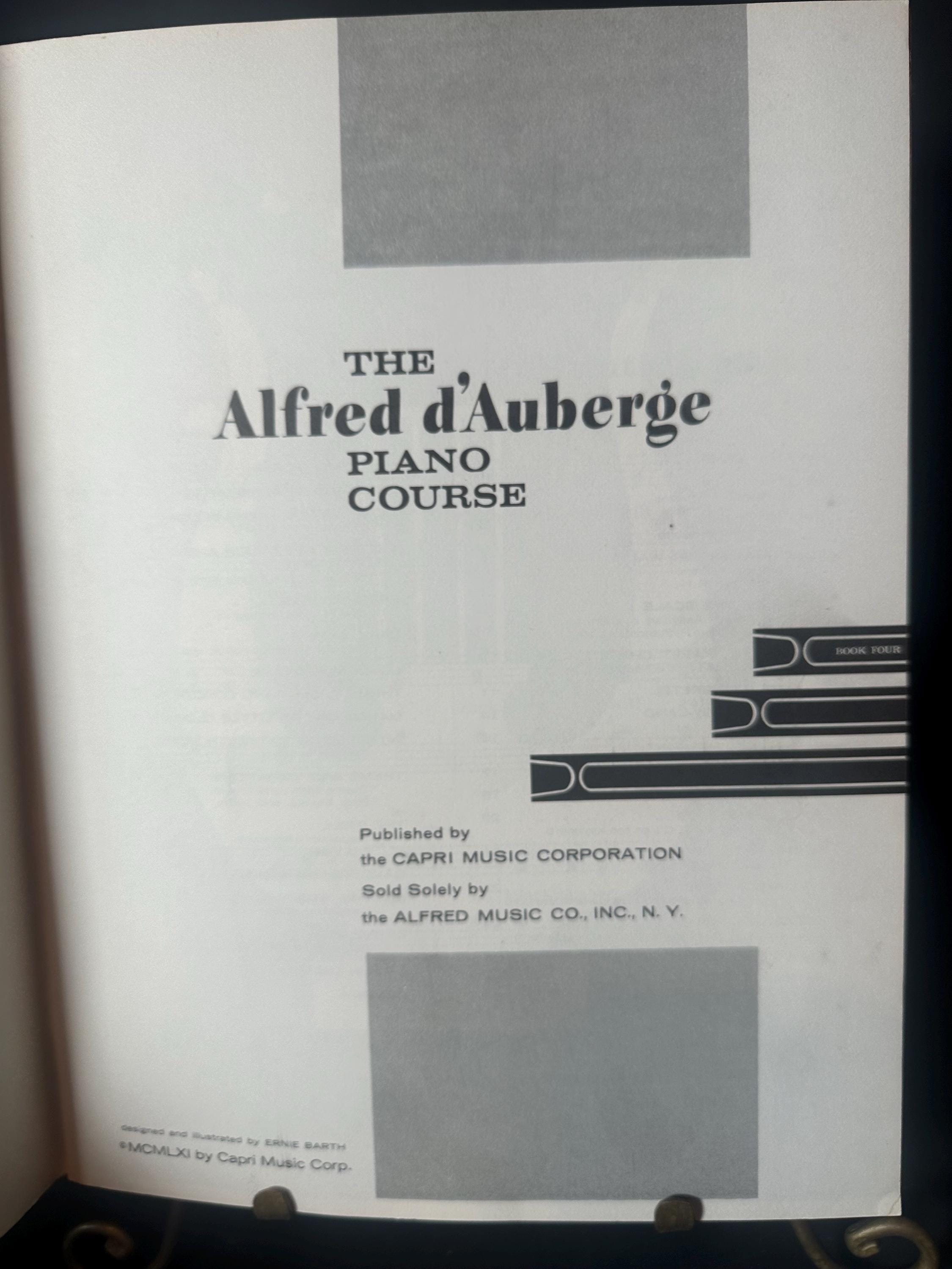 Alfred d'Auberge Piano Course: Lesson Book 4
