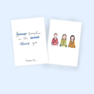 Mamma Mia print, Musical Theatre Gift, Broadway Print, Theatre Wall Art, Mamma Mia gift, Donna and the The Dynamos illustration, ABBA print