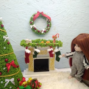 Dollhouse Fireplace Miniature furniture