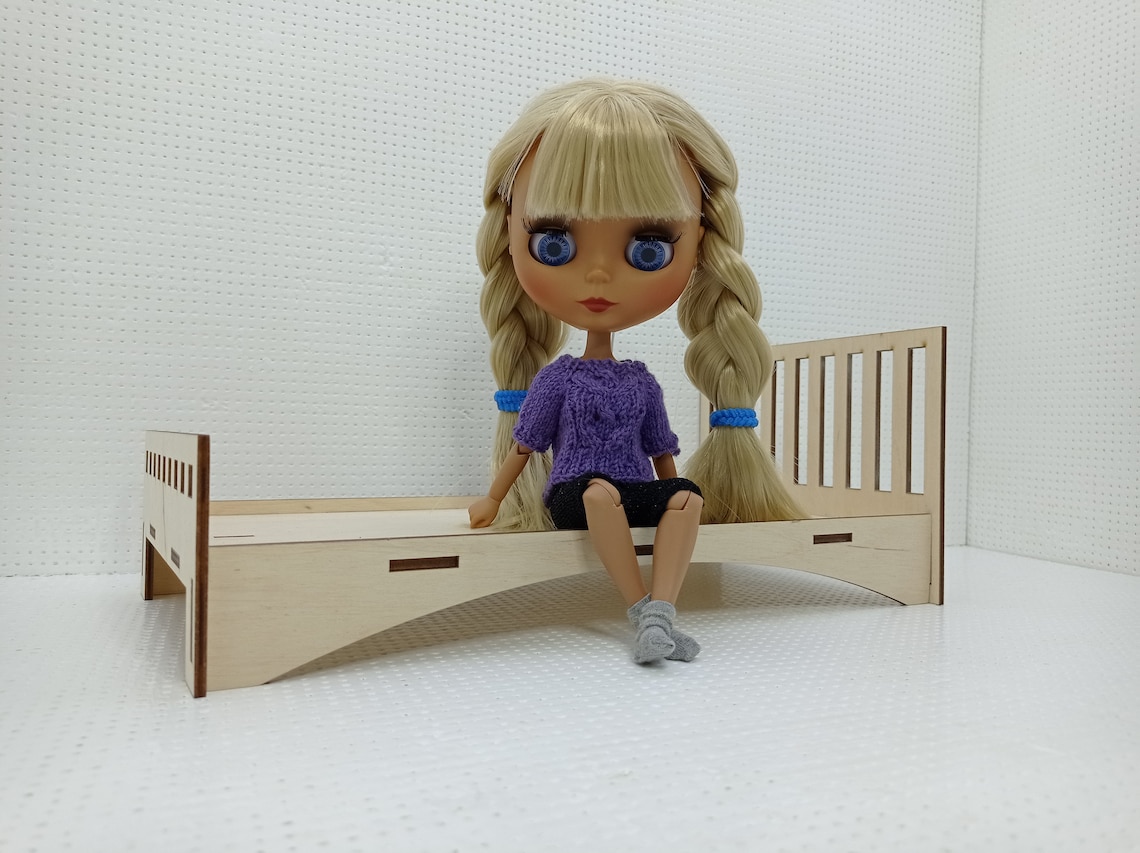 Blythe bedroom 16 scale furniture for Doll like Barbie Etsy