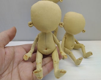 textile doll 1 blank handmade body for creativity detail