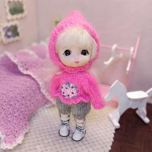 doll spring outfit knitted beautiful dress for BJD dolls  doll accessories