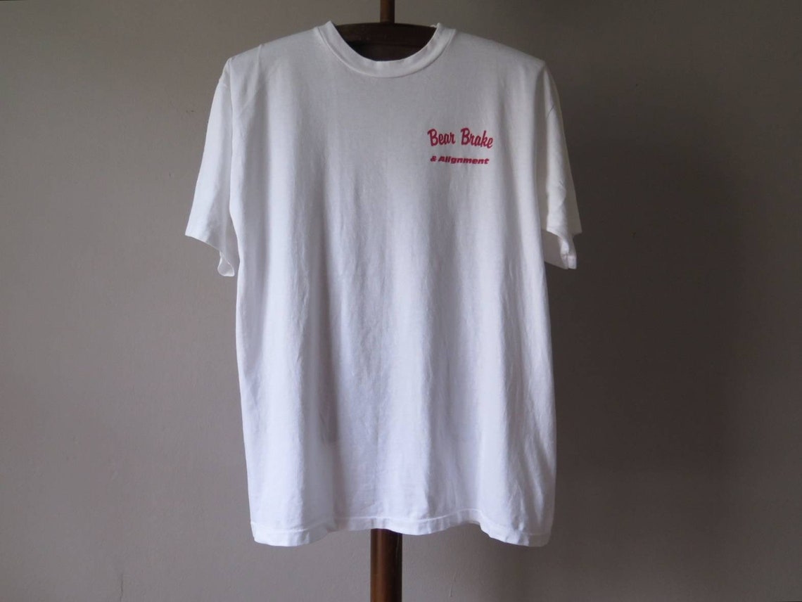 Vintage Bear Alignment T Shirt 90s Bear Brake Alignment T Shirt Classic