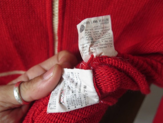 Vintage Fila jacket 80s Fila Knitted Zip Up Sweat… - image 8