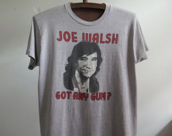 Vintage Joe Walsh T Shirt Joe Walsh Got Any Gum T Shirt Rare Rock T Shirt Music T Shirt 1987 Eagles Band T Shirt Single Stitch