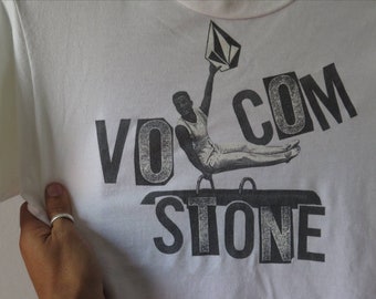 Maglietta da ginnastica vintage Volcom: maglietta da skate punk rock