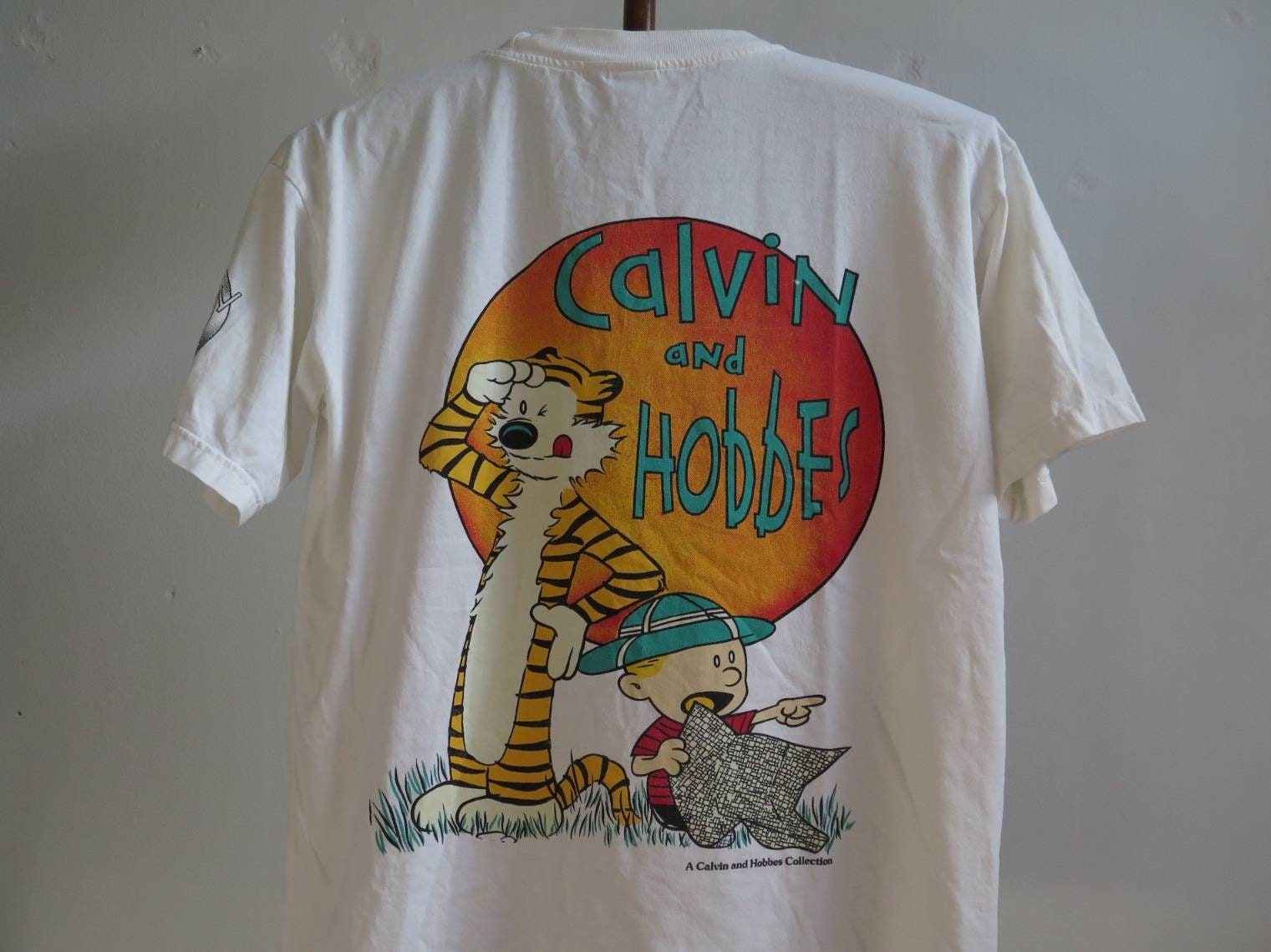 Vintage Calvin and Hobbes T Shirt 90s Cartoon Comic T Shirt - Etsy