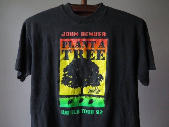 vintage john denver t shirt john denver plant a tr