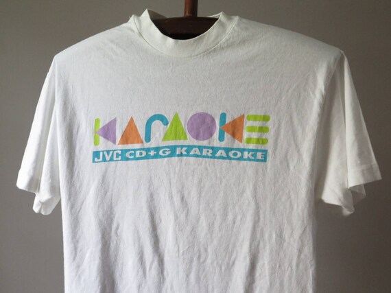 vintage jvc cd g karaoke player tshirt vintage jv… - image 2
