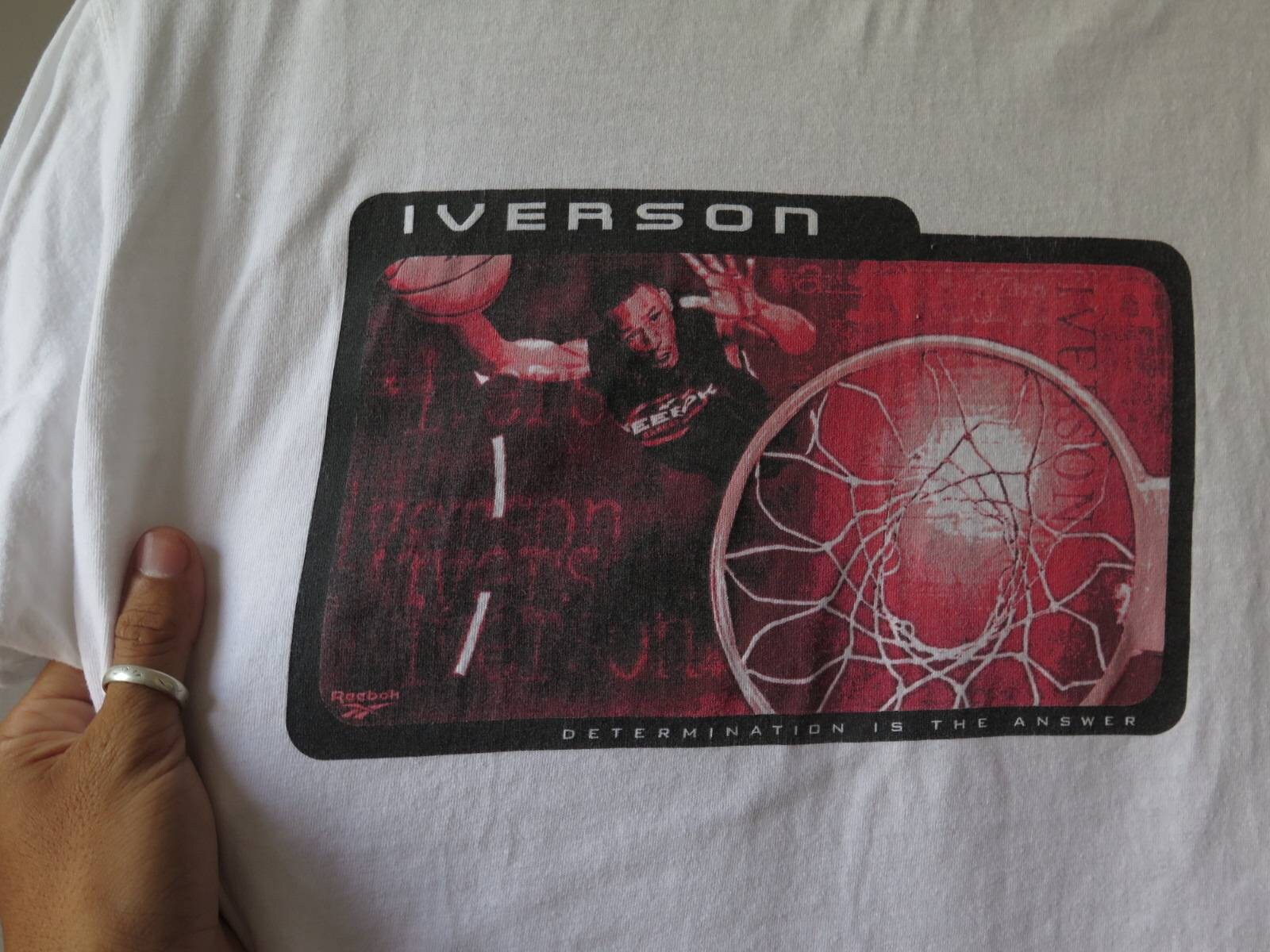 Shirt 90s 00s Reebok Basketball 