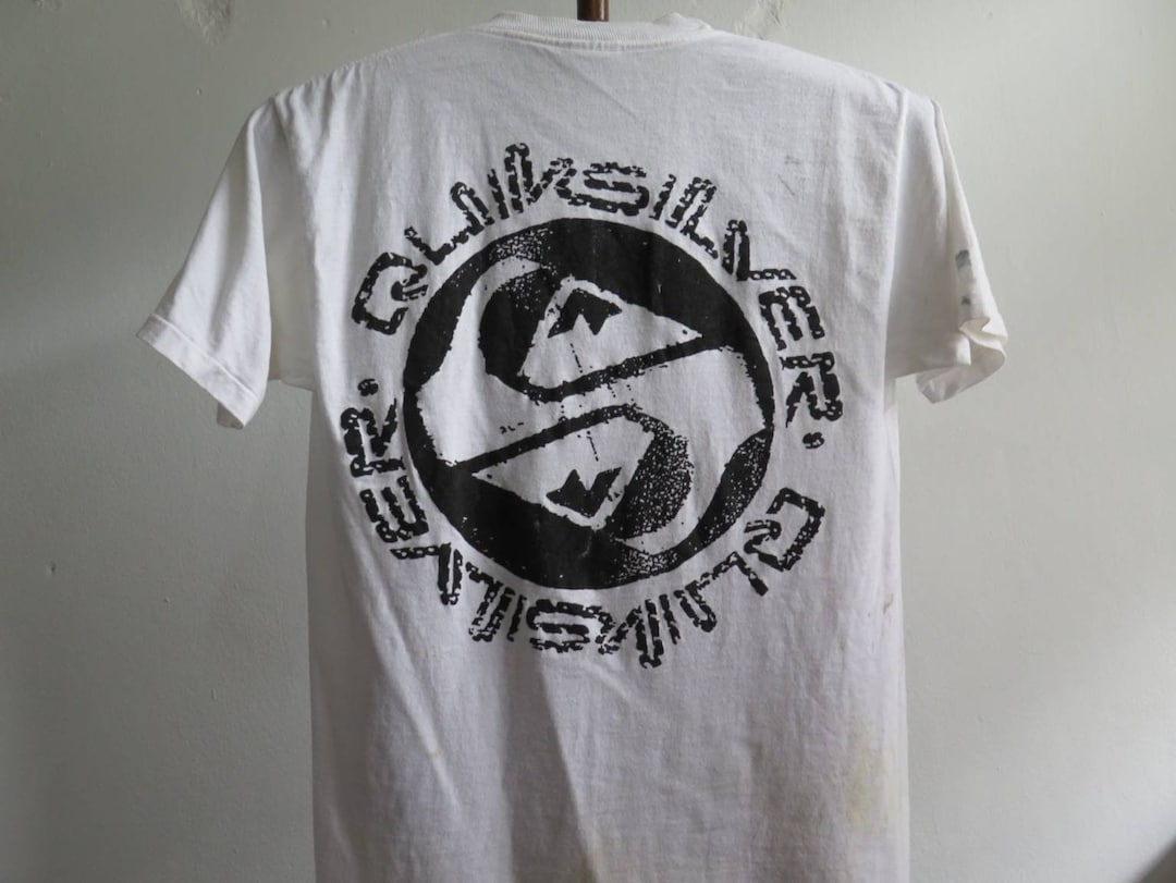 【送料関税無料】 T Quicksilver Vintage Shirt Tee Surf Quicksilver 90s - 80s トップス
