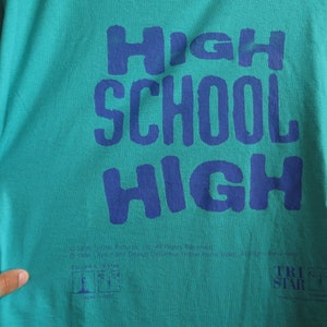 Vintage High School High Comedy Film T Shirt 1996 Jon Lovitz Comedy Movie T Shirt RARE 90s Promo Movie Shirt 90s Comedy Film Tee Tia Carrere