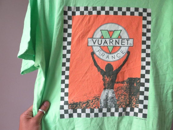 vintage vuarnet france tshirt single stitch tshirt