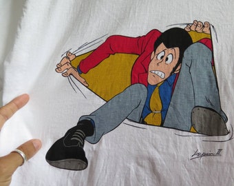 レア ルパン三世 Tシャツ 非売品 ESSO ノベルティ 90's ヴィンテージ レア ルパン三世 Tシャツ 非売品 ESSO ノベルティ 90's ヴィンテージ