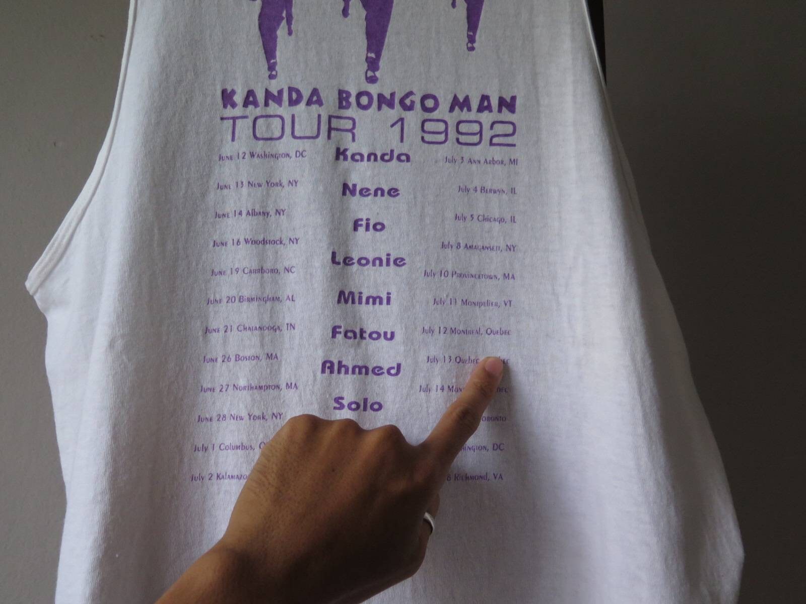 Vintage Kanda Bongo Man Tank Top - 1992 Zing Zong Tour - Etsy