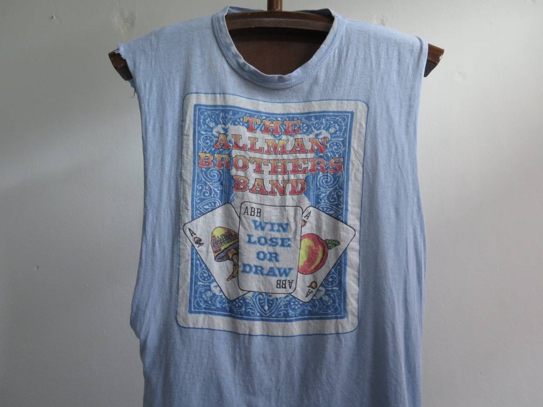 Vintage the Allman Brothers Band T Shirt Win Lose or Draw Rare 70s