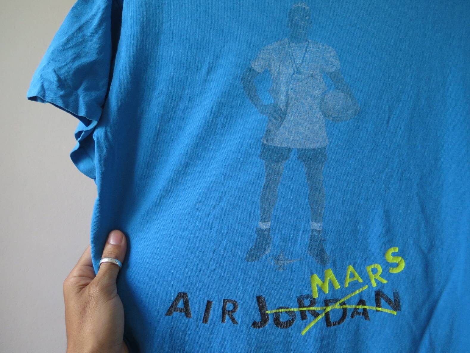 Vintage Nike T Shirt Mars Blackmon Michael Jordan Spike Lee T