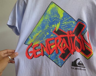 ヴィンテージ 80年代 クイックシルバー サーフTシャツ