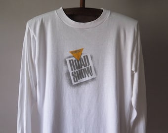 Camiseta de manga larga vintage de Microsoft Road Show de los años 90
