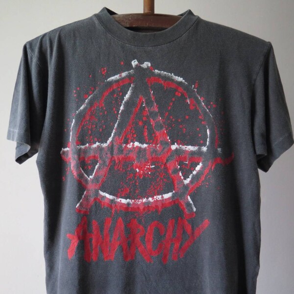 Lepni.me Men’s Anarchist Symbol T-Shirt – Anarcho-Punk Style Tee 9 thumbnail image
