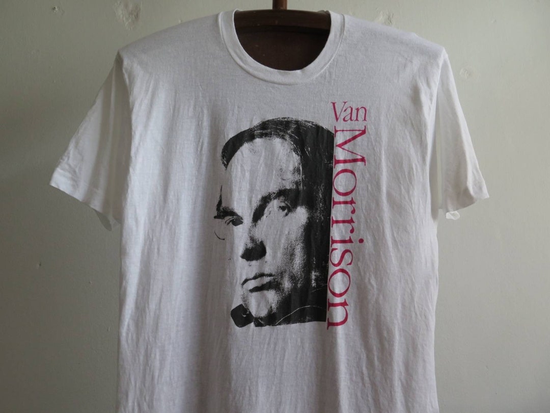 Vintage Van Morrison T Shirt 80s Van Morrison Boston Tour 80s Bootleg
