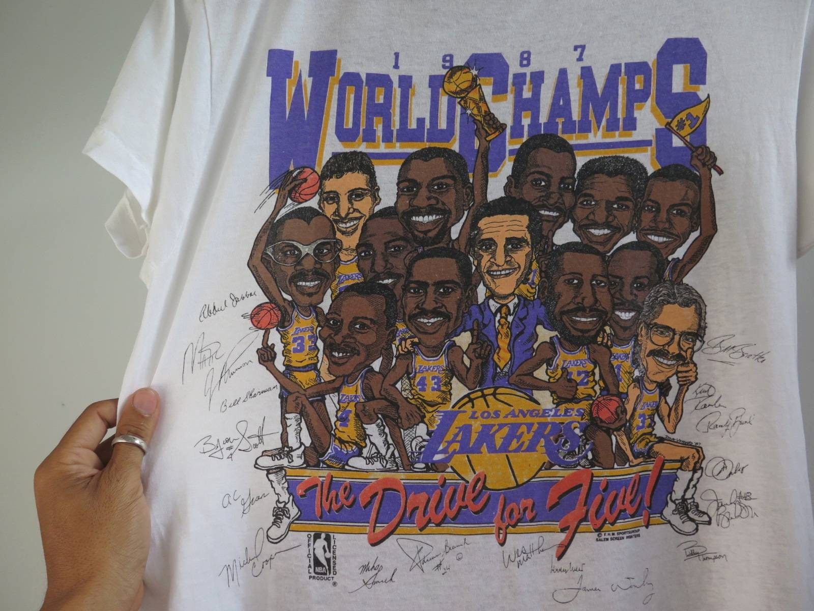 1987 NBA Champs T-Shirt