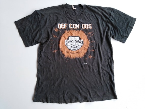 Vintage Def Con Dos T-shirt: 90s Rap Rock Single Stitch - Etsy Denmark