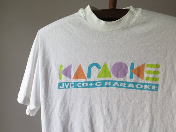 vintage jvc cd g karaoke player tshirt vintage jvc