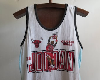 Vintage Michael Jordan Chicago Bulls Black Pinstripe Jersey